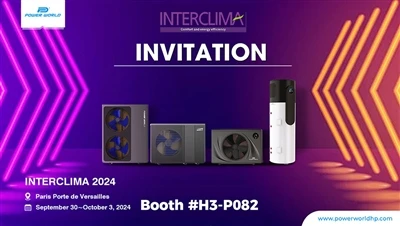 INTERCIMA 2024 Kiállítás Franciaországban – A Power World hőszivattyú meghívj...